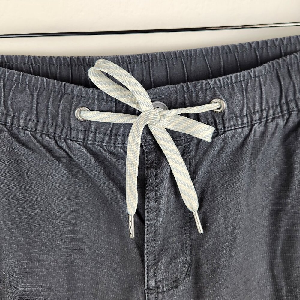Vuori Men's Charcoal Ripstop Pants Organic Cotton sz S - Picture 6 of 12